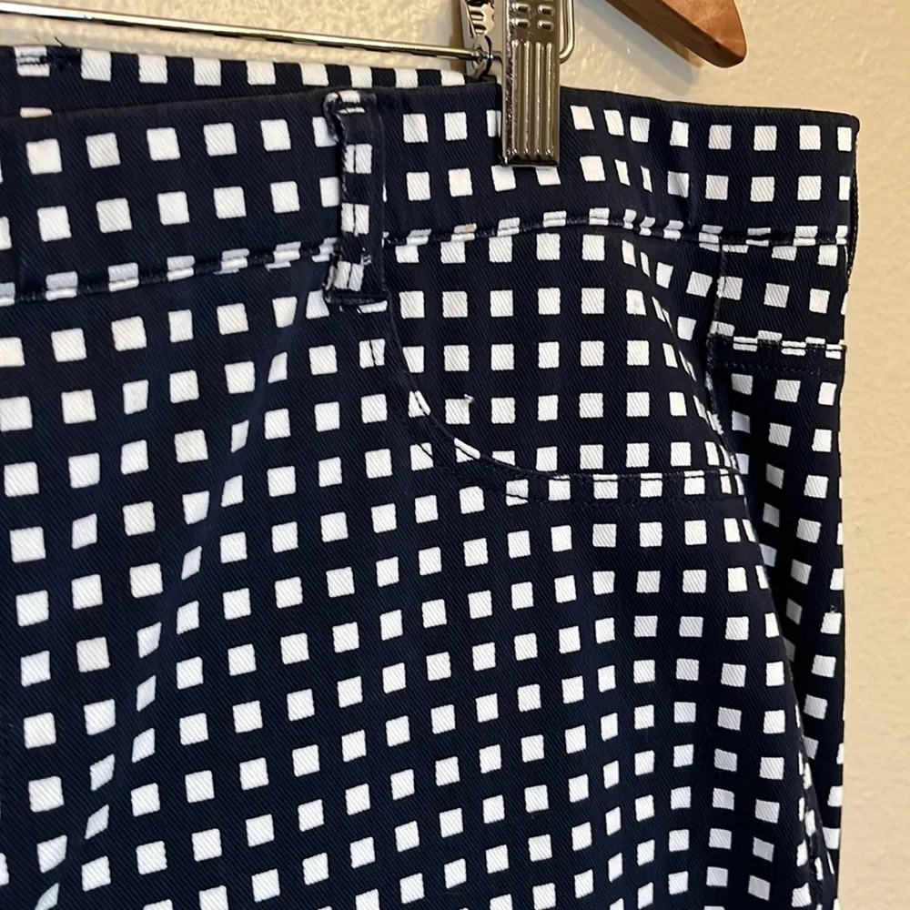 Legacy Navy Checkered Plus Size Pants